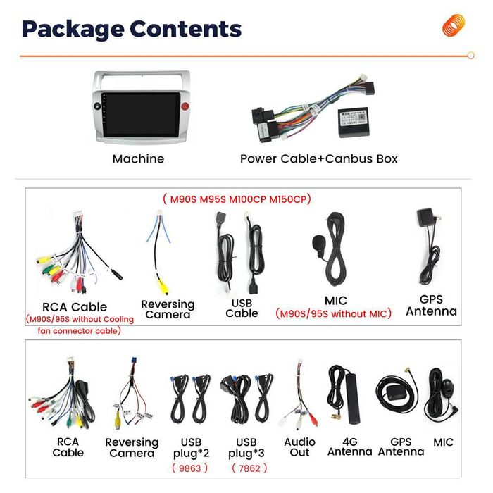 Navigatie Android 14 Citroen C4 2004-2009 Waze YouTube CarPlay +CAMERA