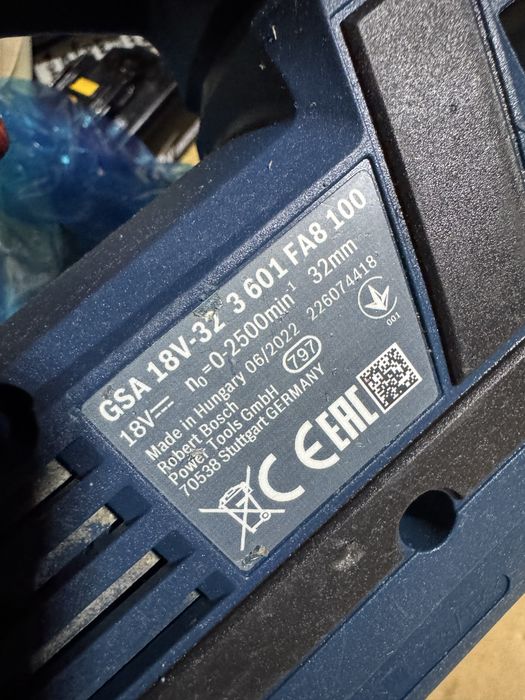 Fowrastrau sabie Bosch gsa 18-32 cu turatie reglabila