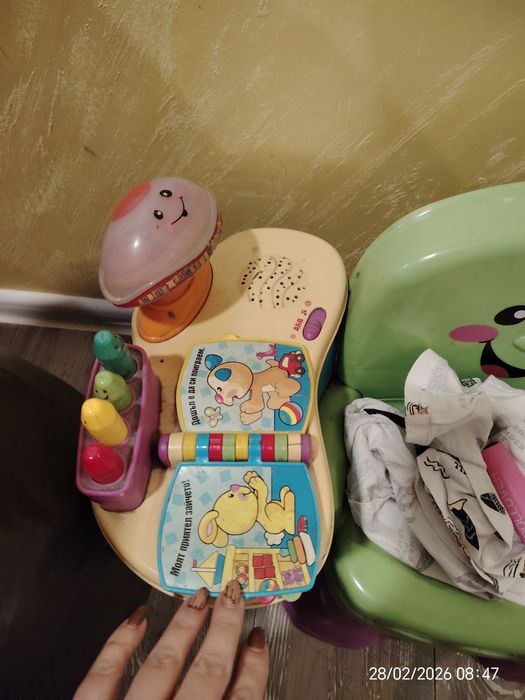 Музикално интерактивно столче фишър прайс