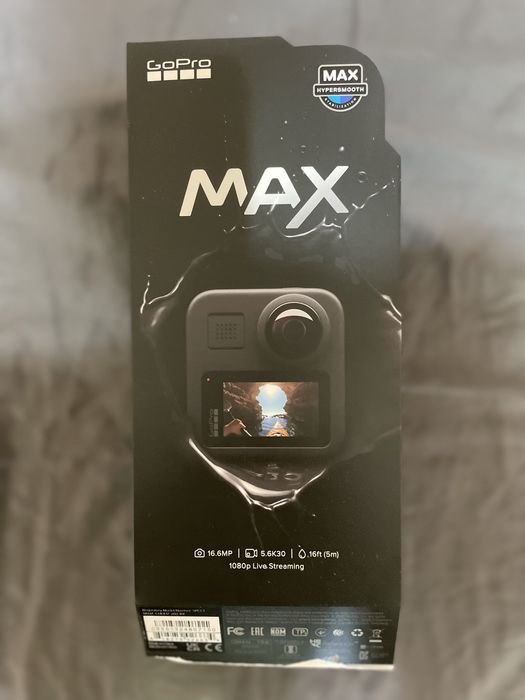 Go pro MAX 360° неразличима от нова