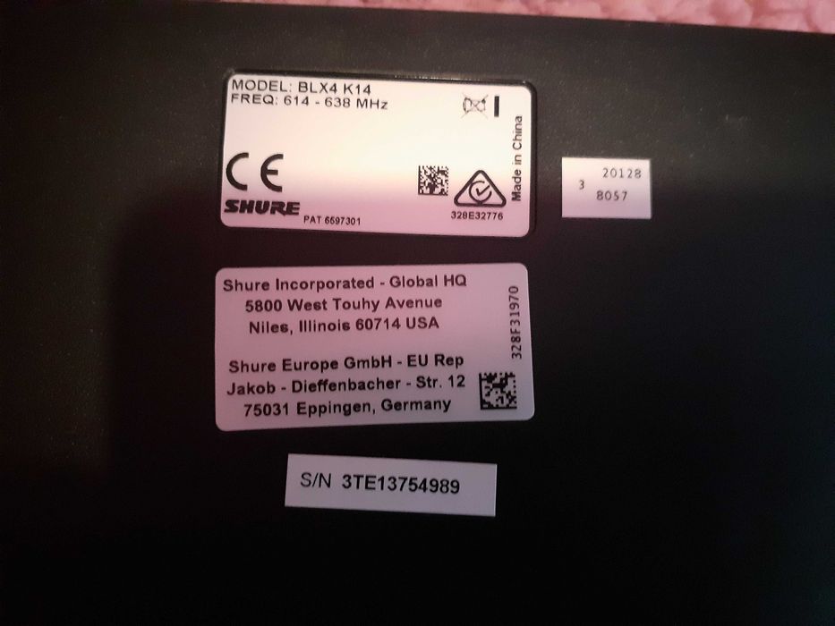 Нов безжичен микрофон SHURE BLX24/SM58 S8