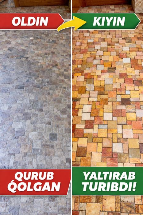 Burschatka tozalash, fasad yuvish,