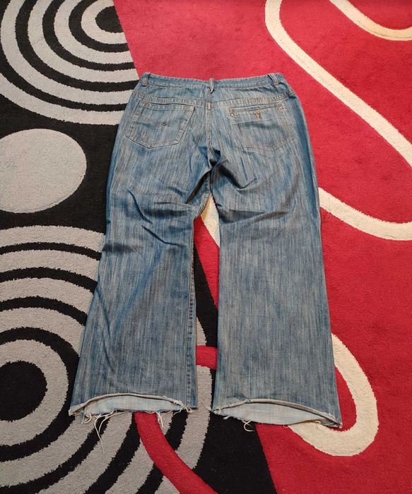 Flared baggy jeans