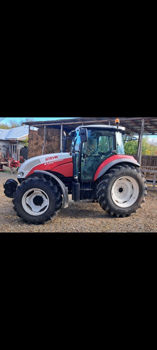 Tractor,terradisc,presa baloti. Steyr,Welger și Mecanica ceahlau disc