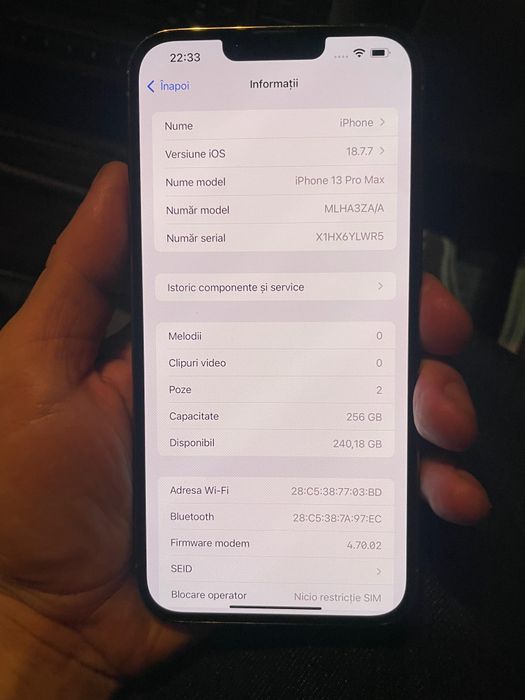 Iphone 13 Pro Max 256GB
