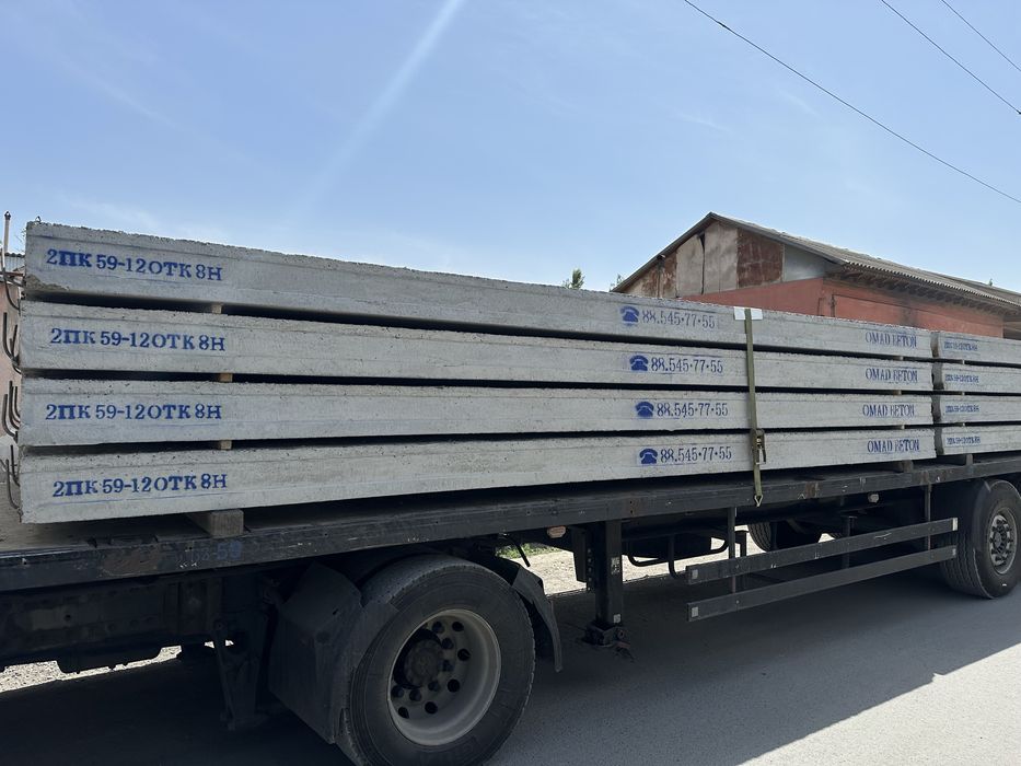 Har qanday o’lchamdagi beton plitalar Plita