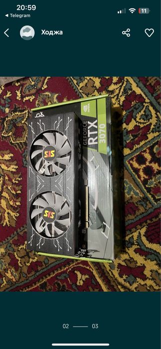 Видеокарта rtx 3070