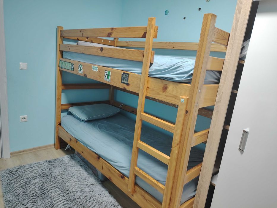 Двуетажно легло масивно с / без матраци