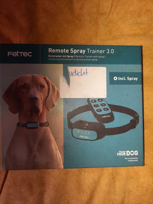 Zgarda dresaj canin cu sunet și spray