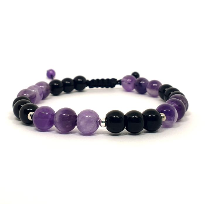 Set 2 bratari ametist si onix