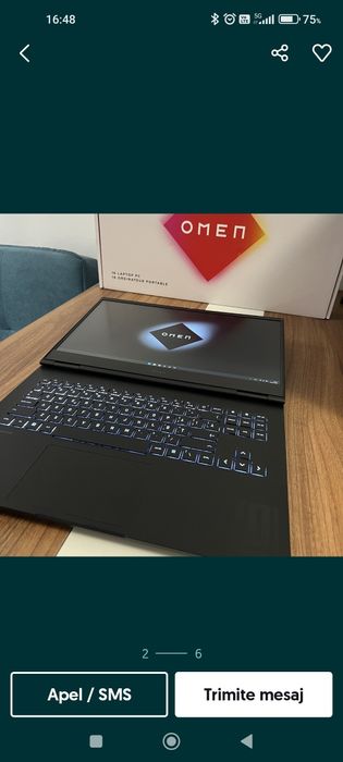 Laptop HP Omen RTX4050 - 5 ani garantie
