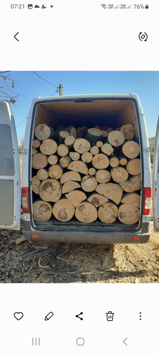 Aducem la comandă lemne de foc