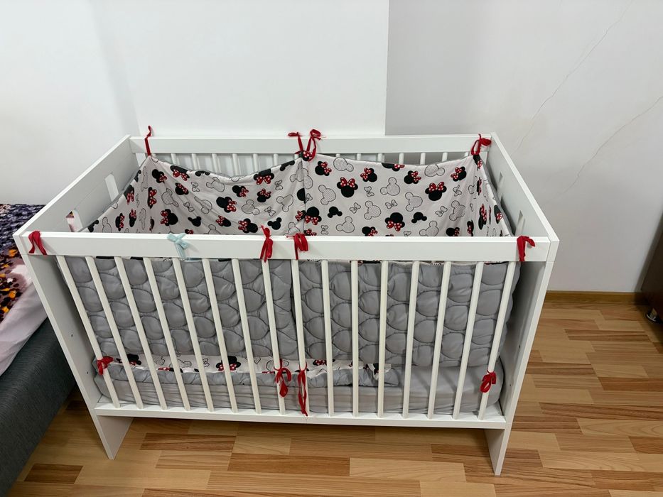 Pătuț bebe  cu protecții