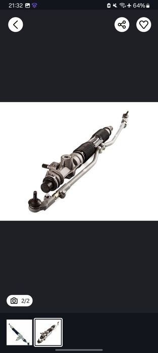 Рулевая рейка приора