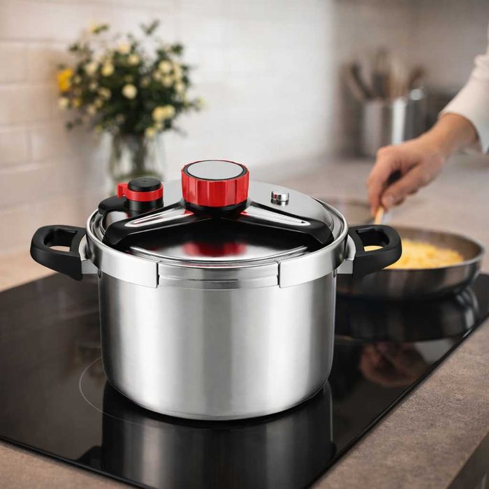 Oala sub presiune din inox 7 L, 22 cm