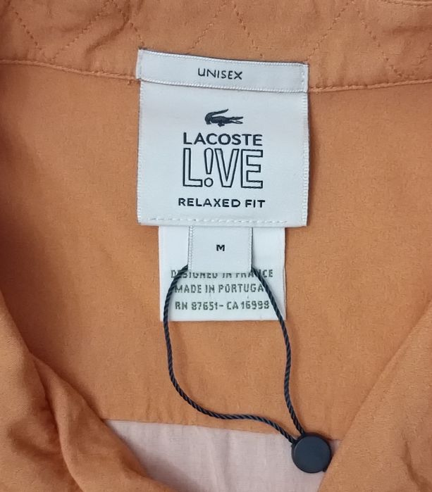 Lacoste Ombre Summer Woven Shirt оригинална риза M къс ръкав