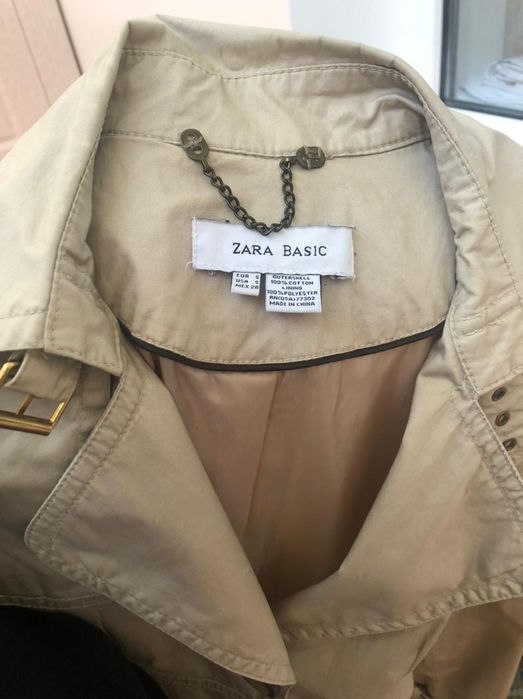 Тренч от " ZARA"   и куртка "  Thomas Graft"