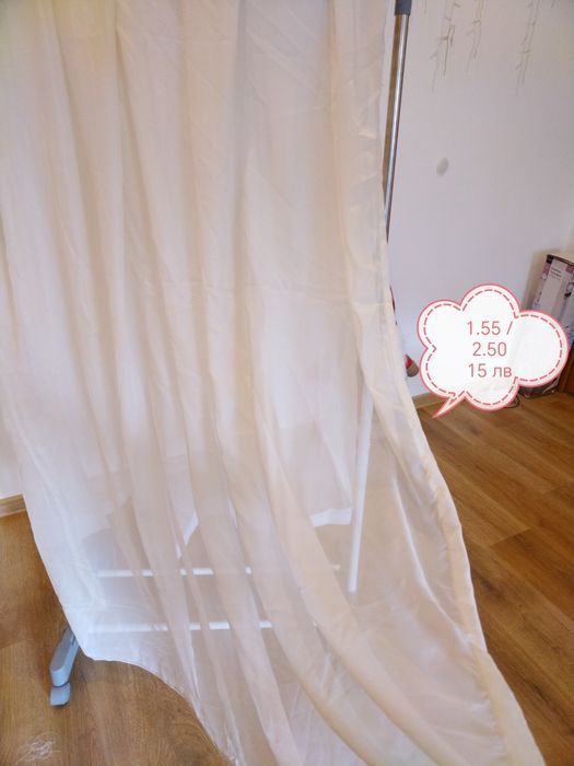 Пердета, готови, ушити с перделък. Описание върху всяка снимка