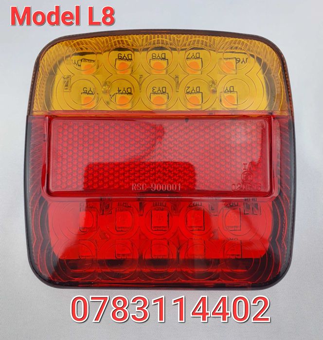 Lampi LED Remorca Cu lampa pt numar-Stopuri-Triple Trailer Peridoc- L8