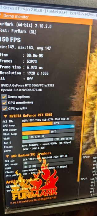 SIstem 7800x3d +32gb ddr5 + 1tb ssd + RTX 5060 (sau 3070ti) + 1000w