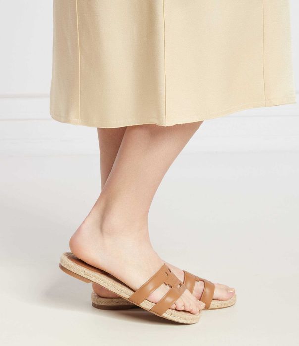 Tommy Hilfiger кожени чехли Emboss Sandal