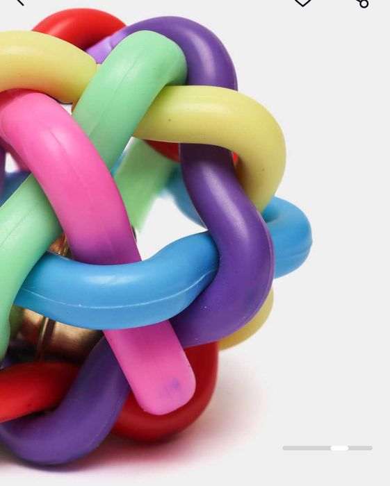 Весёлый мячик-колокольчик для котят и кошек!