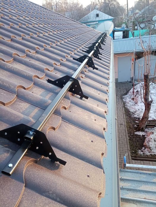 Водостоки, снегозадержатели