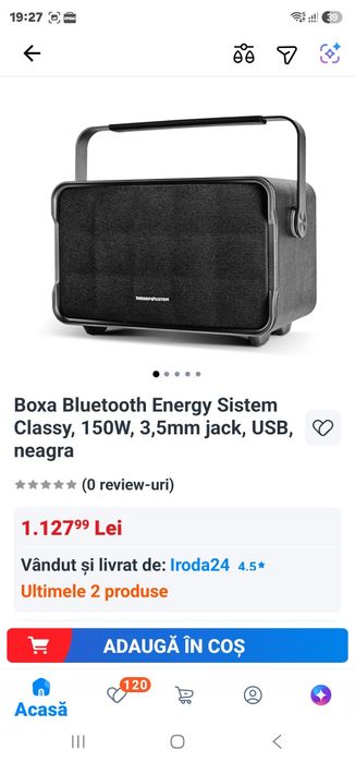 Boxa portabila 150w , noua