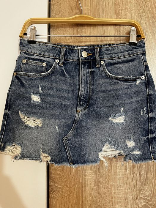 Дънкова къса пола ZARA - размер S