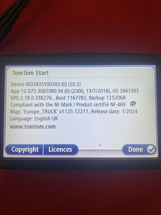 Gps tomtom Start 60 6” harti truck camion full Europa 2024