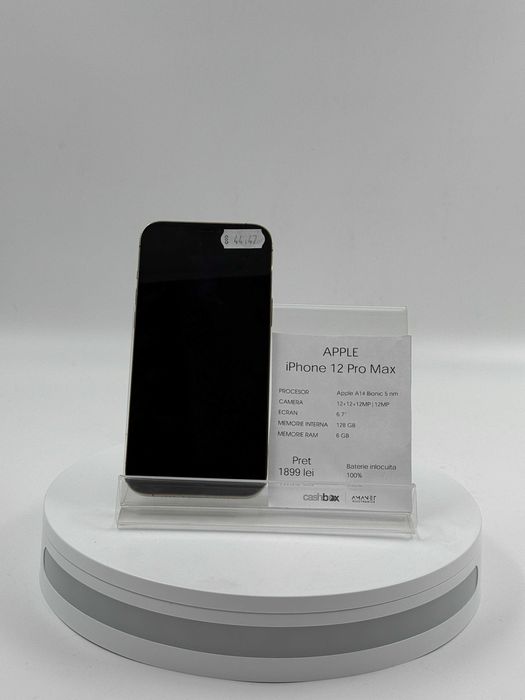 Apple iPhone 12 Pro Max 128GB  Garantie 24 luni CashBox