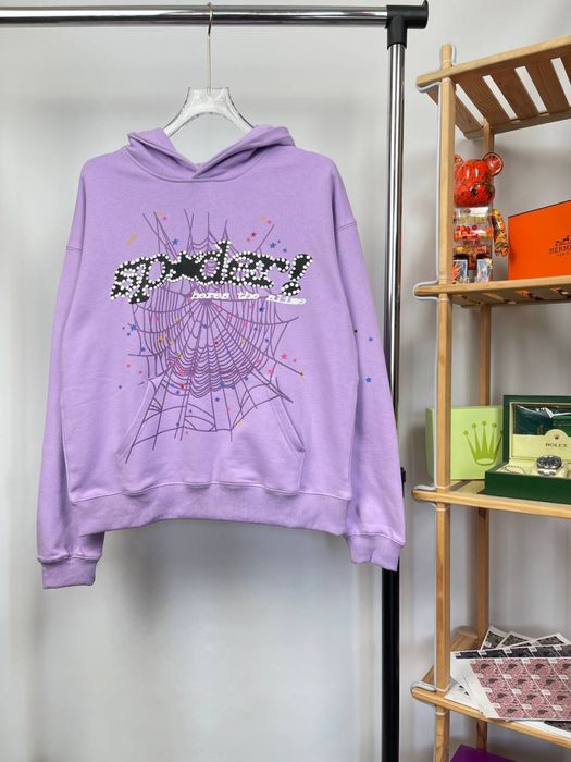 Sp5der & Young Thug Grey Hoodie | Hanorac Young Thug ( 8 colours )