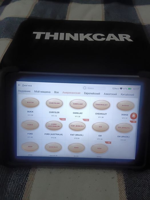 THINKCAR  689  Професиональный Авто скайнер.