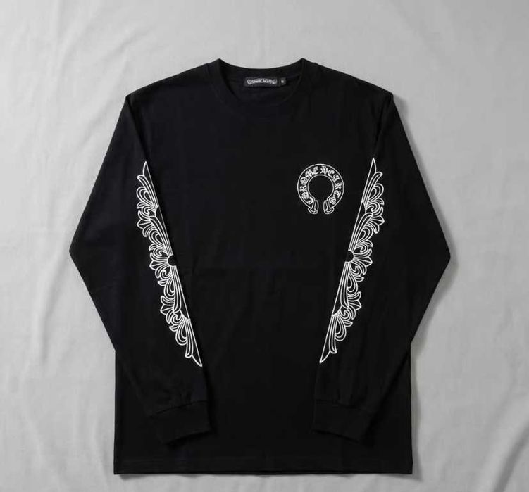 Chrome hearts long sleeve горница - черна