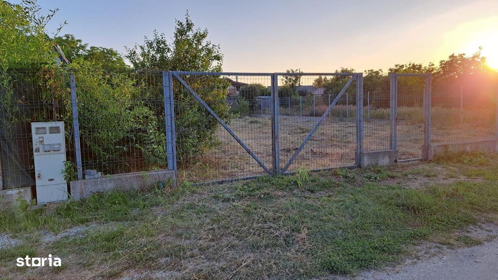 Vanzare teren intravilan imprejmuit 800mp Buftea