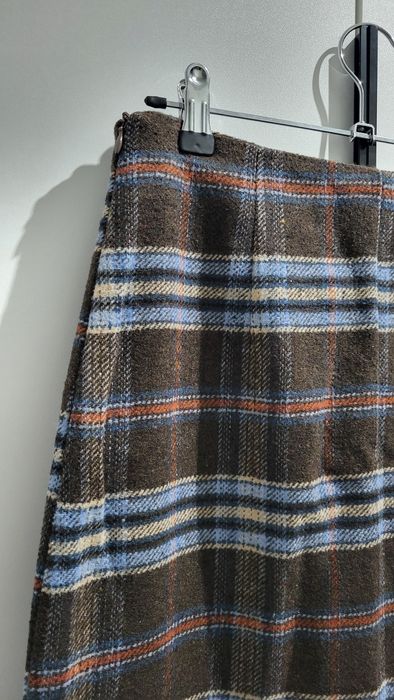 Юбка тёплая в клетку