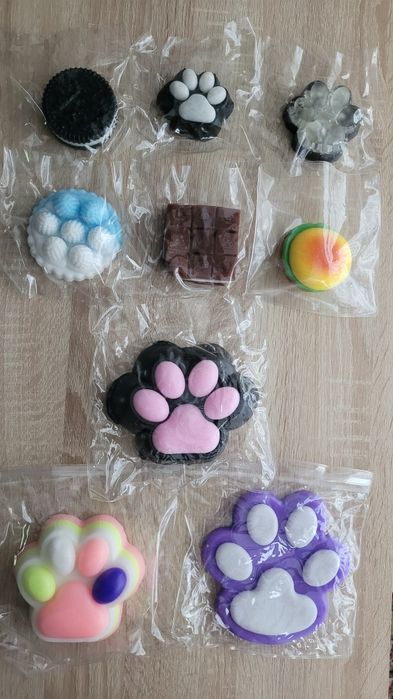 Lot de 9 jucarii "Taba squishy"