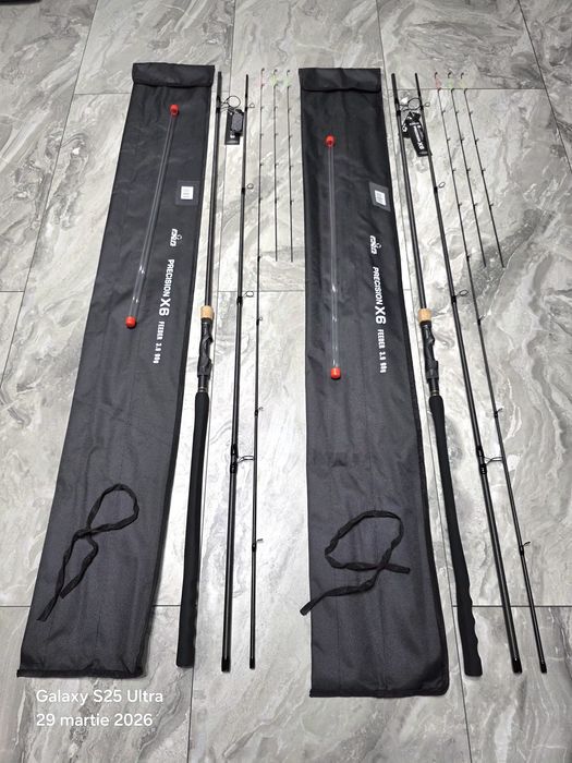 SET 2 Lansete PRO FL Precision X6 Feeder 3.90m 90g NEW 2026