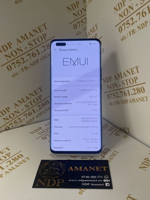 NDP Amanet Braila Huawei Nova 10 Pro( 45265)