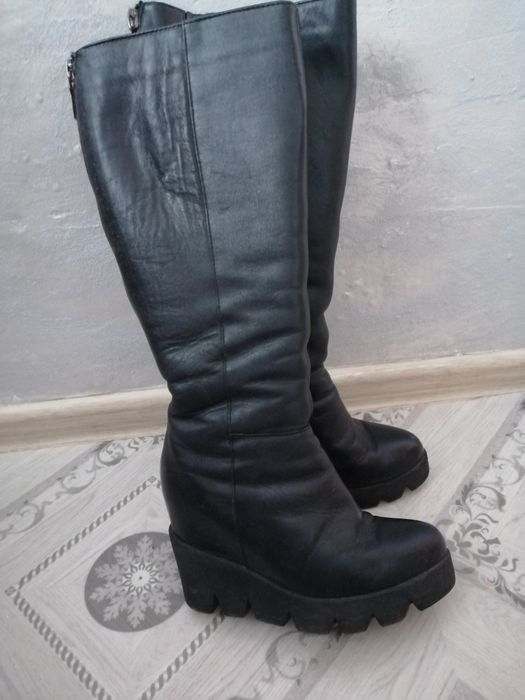 Продам сапоги натуральные