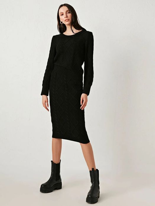 Женская теплая вязаная юбка LcWaikiki