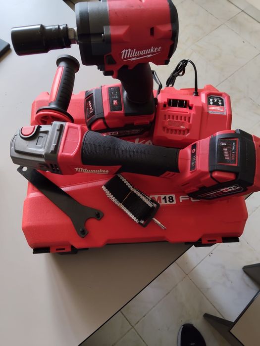 Vand set complet Milwaukee flex si pistol impact