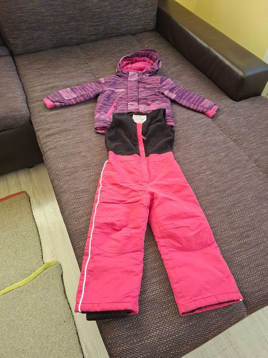 Ски екип за момиче, размер 110, за 5 г