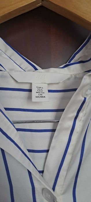 Сатенена риза H&M