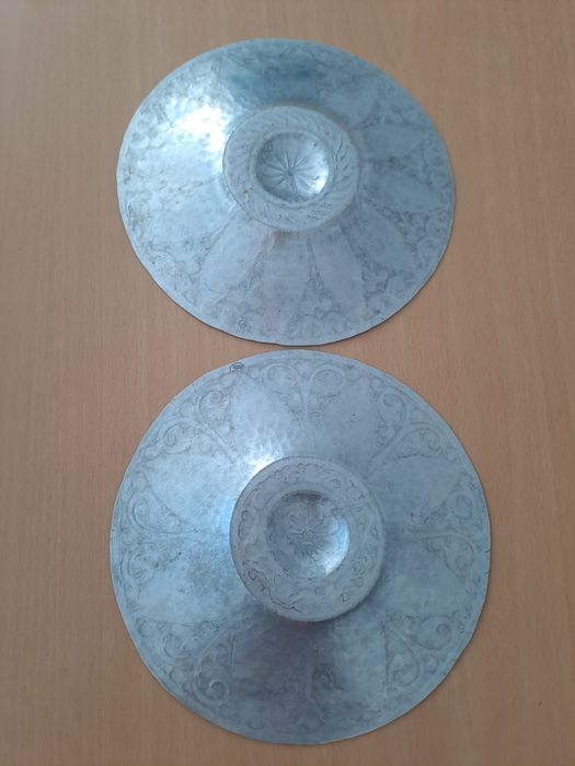 Старинни чинийки посребрени