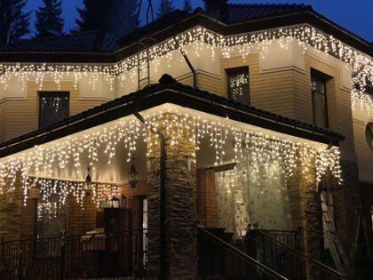 Лэд бахрома и Лэд сетки.Вме цвета.Ленты из ламп по 50 и 100 метров