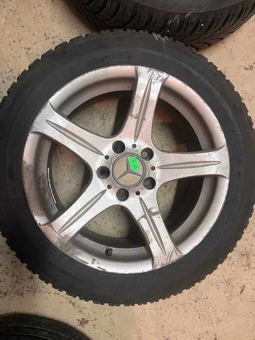 Мерцедес w203 5x112 16 цола Джанти с зимни гуми 205/55
