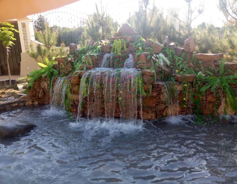 Бассейн,фонтан,шаршара киламиз!