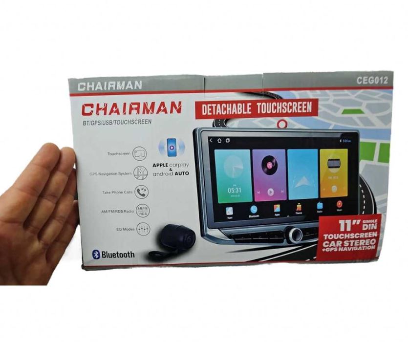 Сензорна мултимедийна система за автомобил с GPS навигация.