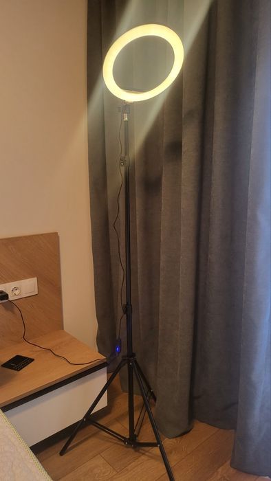 Комплект Led/Лед  ринг лампа с трипод - RING FILL LIGHT, 10 ИНЧА